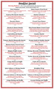 Knight and Day Diner Menu: A Delicious Experience Awaiting You